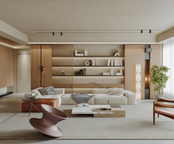 Wabi-sabi Style A Living Room-ID:116632941