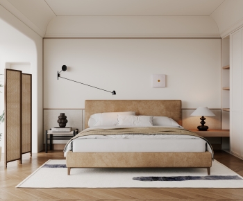 Modern Wabi-sabi Style Bedroom-ID:597919947