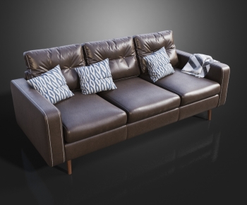 Modern Three-seat Sofa-ID:746545088