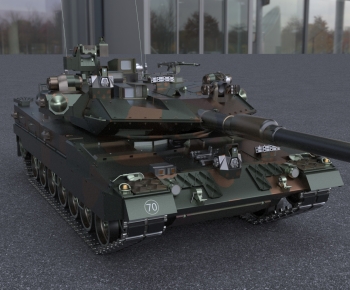 现代德国主战豹式豹2B9坦克-ID:165954119