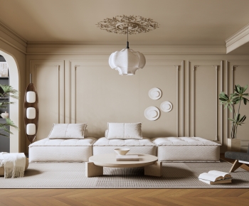 French Style A Living Room-ID:194808013