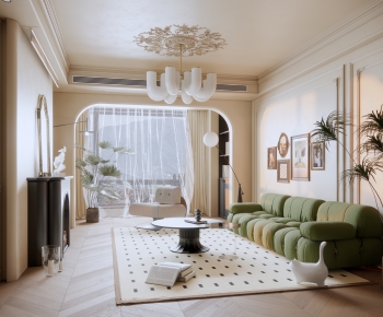 French Style A Living Room-ID:144139056