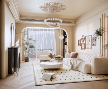 French Style A Living Room-ID:963301906