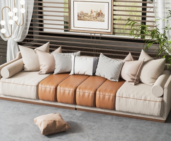 Simple European Style Multi Person Sofa-ID:824063067