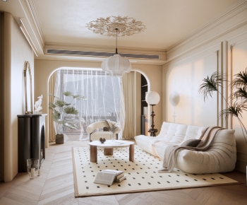 French Style A Living Room-ID:630340103