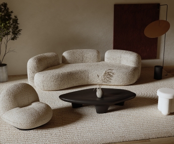 Wabi-sabi Style Sofa Combination-ID:954307088