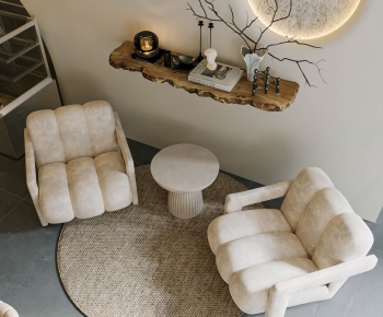 Wabi-sabi Style Lounge Chair-ID:875178102