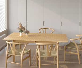 Modern Dining Table And Chairs-ID:555598973
