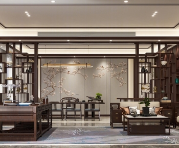 New Chinese Style Chinese Style Manager's Office-ID:295461898
