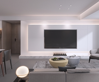 Modern A Living Room-ID:722752098
