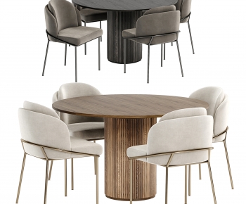 Modern Dining Table And Chairs-ID:476233011