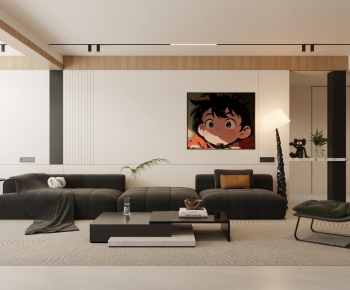 Modern A Living Room-ID:225629893