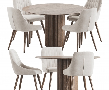 Modern Dining Table And Chairs-ID:644646882