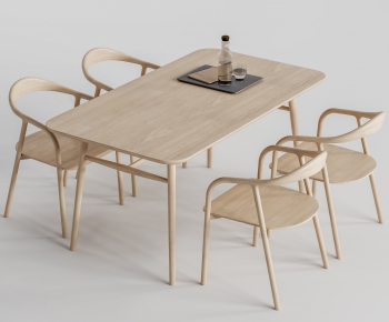 北欧实木餐桌椅-ID:503185996