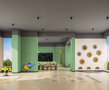 Modern Kindergarten Classrooms-ID:796319964
