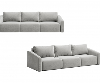 Modern Three-seat Sofa-ID:227987058