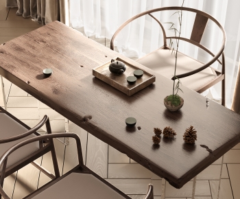 Wabi-sabi Style Tea Tables And Chairs-ID:850173959