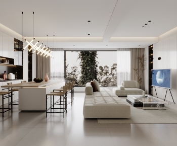 Modern A Living Room-ID:341326957