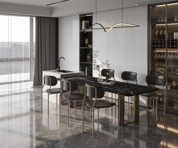 Modern Dining Room-ID:676269587