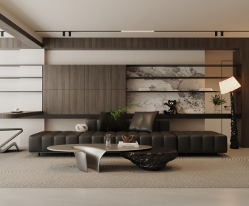 Modern A Living Room-ID:888619485