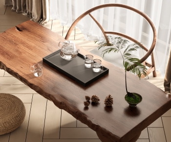 Wabi-sabi Style Tea Tables And Chairs-ID:483736043