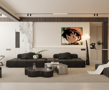 Modern A Living Room-ID:915935994