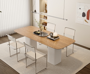 Modern Dining Table And Chairs-ID:827099084
