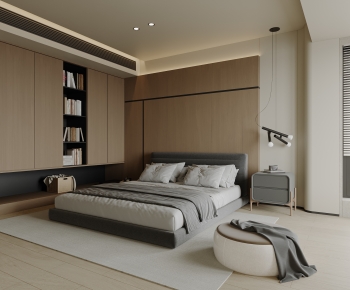 Modern Wabi-sabi Style Bedroom-ID:839616063