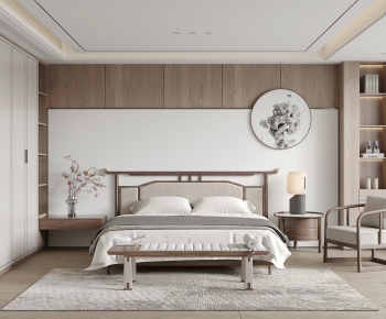 New Chinese Style Bedroom-ID:306859024
