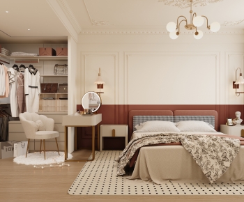 French Style Bedroom-ID:458800087