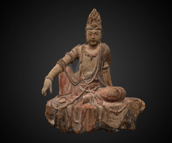 中式佛像雕塑-ID:988951922