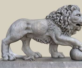 欧式石狮子雕塑-ID:278840157