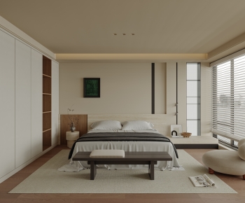Modern Wabi-sabi Style Bedroom-ID:786432032