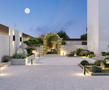 Modern Courtyard/landscape-ID:625701905