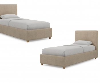 Nordic Style Single Bed-ID:977082018