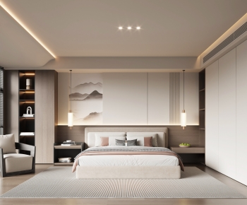 New Chinese Style Bedroom-ID:189630996