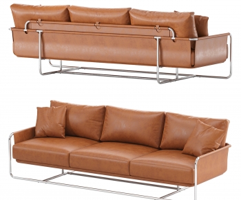 Nordic Style Three-seat Sofa-ID:610907087