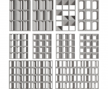 Modern Cement Brick Screen Partition-ID:532269953