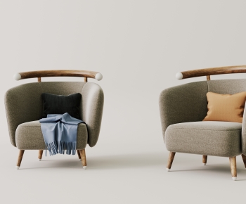 Modern Wabi-sabi Style Single Sofa-ID:744920975