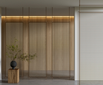 New Chinese Style Metal Screen Partition-ID:948910004