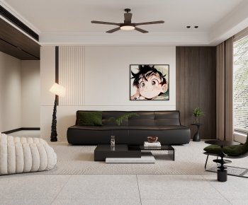 Modern A Living Room-ID:532802104