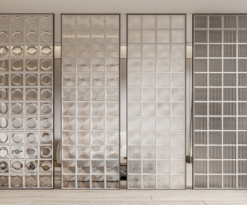 Modern Glass Screen Partition-ID:445897108