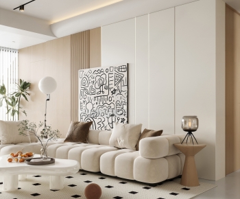 Modern A Living Room-ID:737173083