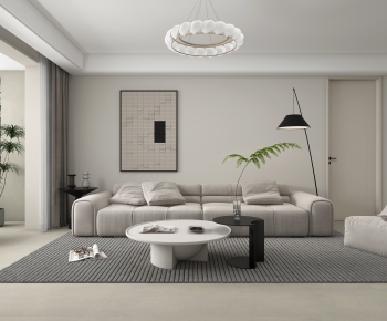 Modern A Living Room-ID:487037904