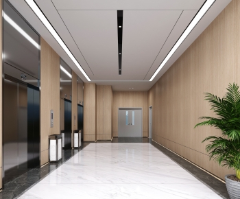 Modern Corridor/elevator Hall-ID:954850915