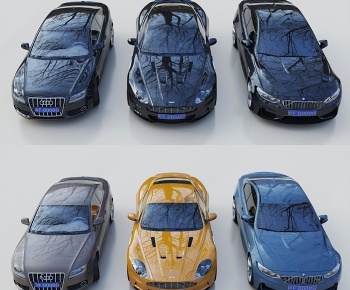 现代汽车3D模型