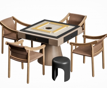 Modern Mahjong Tables And Chairs-ID:715914963