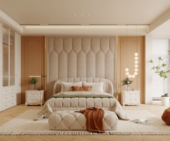 Simple European Style Bedroom-ID:918123013