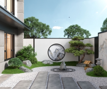 New Chinese Style Courtyard/landscape-ID:264549973