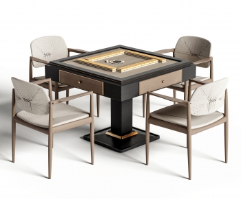 Modern Mahjong Tables And Chairs-ID:730734113